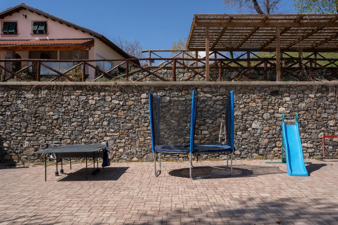 028 - Agriturismo "Il Boschetto" Con Piscina, Pace E Natura - Camera Familiare Cavizzano Eksteriør bilde